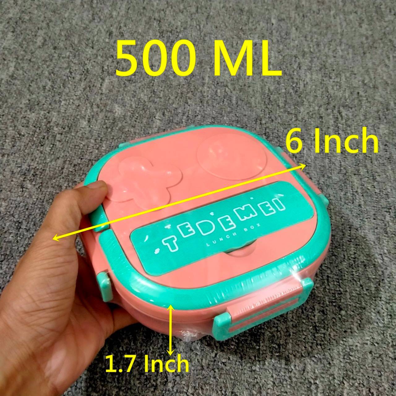 500ml Tedemei Stainless Steel Lunch Box